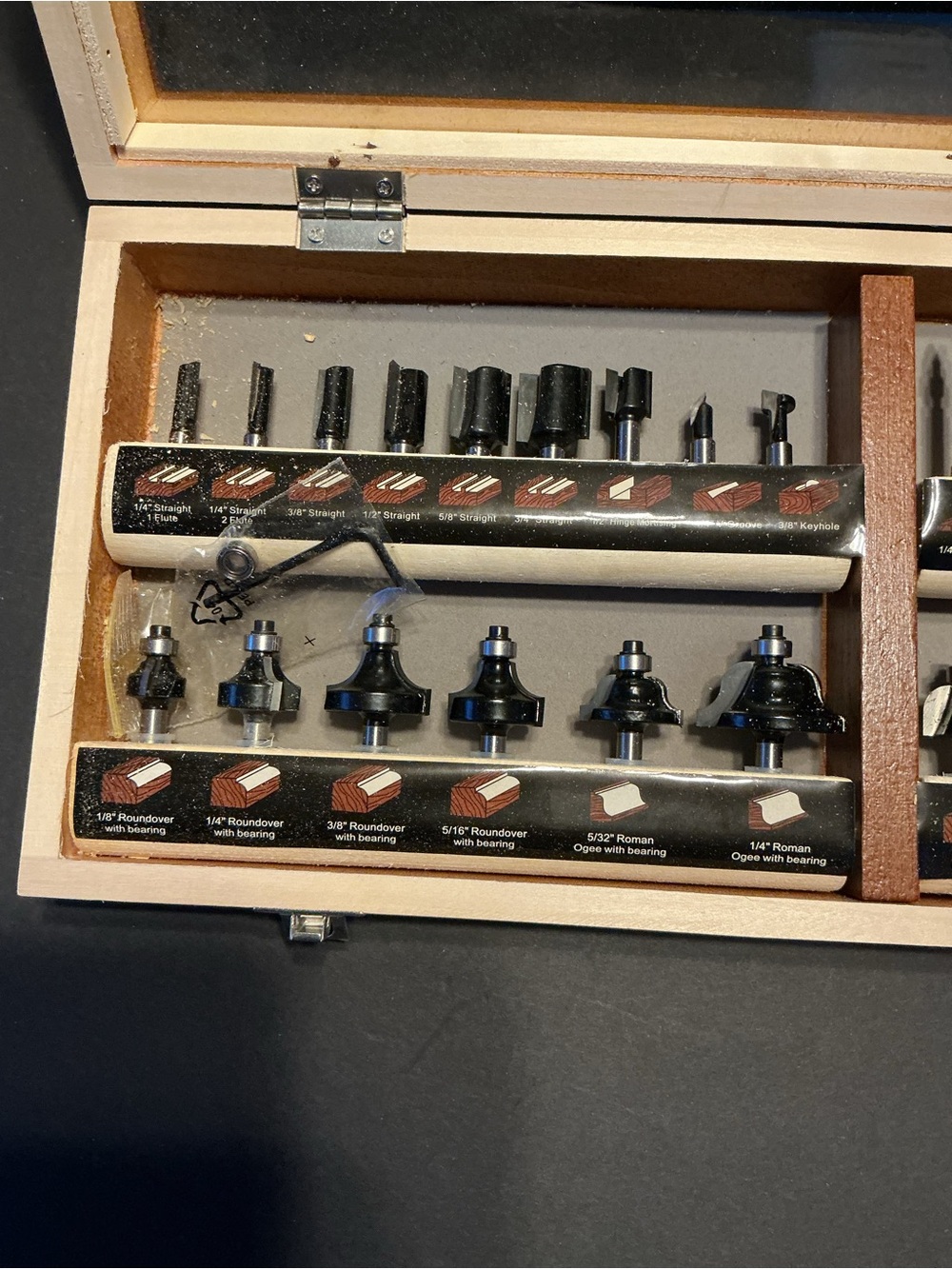 Wood Case Router Bit Set - Multiple Bits - Picture 4 of 4